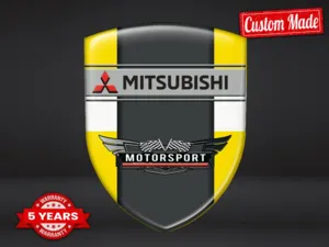 Mitsubishi Banner Parabrisas Auto Alta Calidad Moderna Personalizable